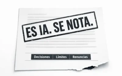 Blog 15 Si tu propuesta “suena a ChatGPT”, no es el texto: es el vacío impecableLo impecable también puede espantar.